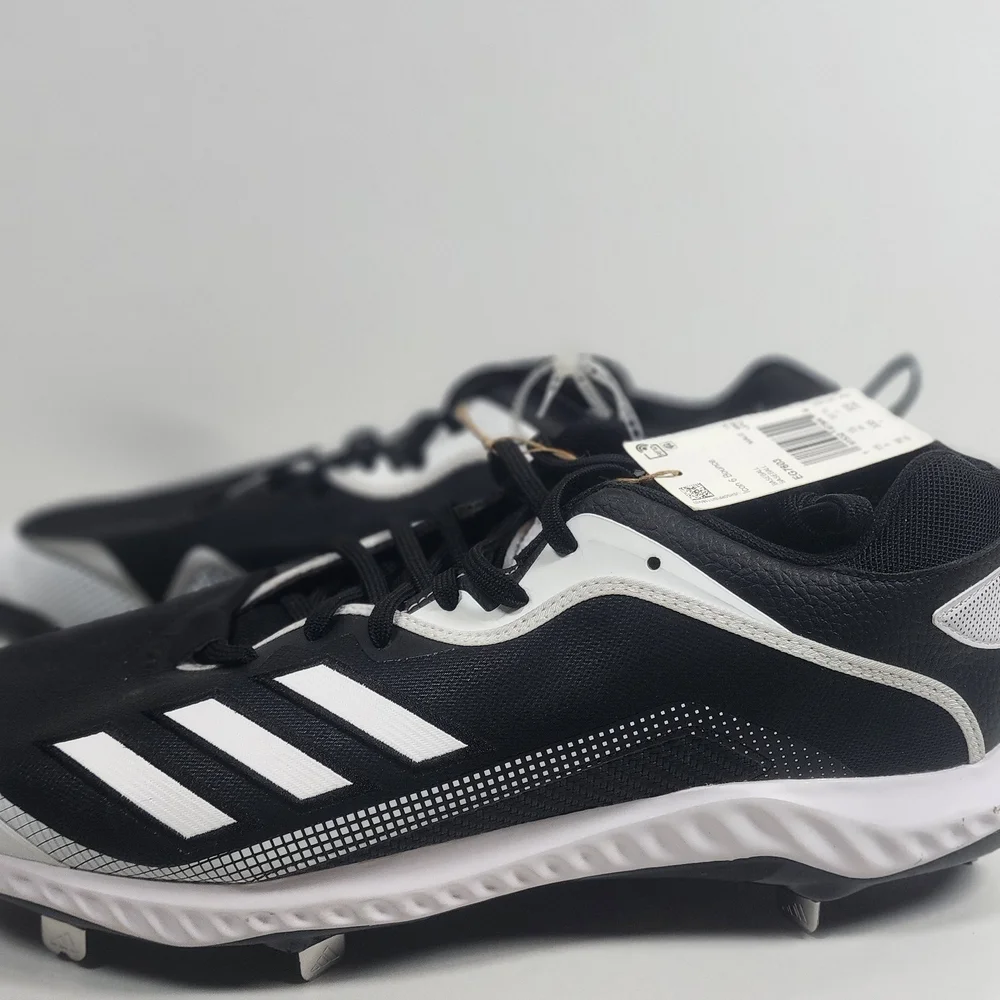 Adidas Men's‎ Black and White Athletic Shoes
